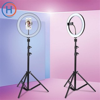 HEKKAW Ring light LED 16cm/26cm/30cm/36cm with phone holder and stand
