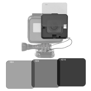 TOMO/ Square ND Lens Filter Protector Kit Set (ND2/ND4/ND8/ND16) for 5 Naked Camera w/ Mounting Frame Holder