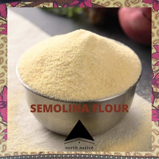 Semolina Flour (15% Protein), 1kg, Organic and Unbleached, for Superb Pasta