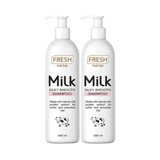 Fresh Hairlab Milk Shampoo (480ml) x2
