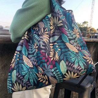 Eco Shopping Waterproof Shoulder Bag Tote Handbag Folding Reusable Bag