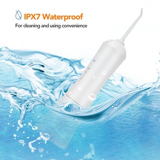 IPX7 Waterproof 3 Models Portable Electric Oral Irrigator Rechargeable Water Dental Flosser Teeth Cleaning