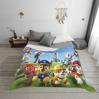 PAW Patrol 2, 3D Blanket, Personalized Printing, Soft Coral Blanket, Mechanically Washed Flannel Blanket(200*150cm)