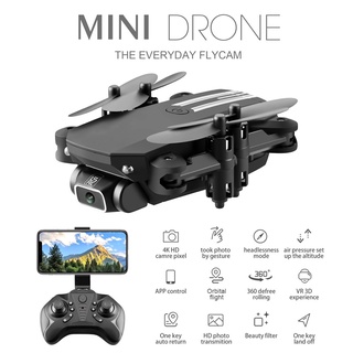 ⊕∏LS-MIN RC Drone 4K/1080P HD Camera WiFi FPV Foldable Quadcopter Drones Air Pressure Altitude Hold