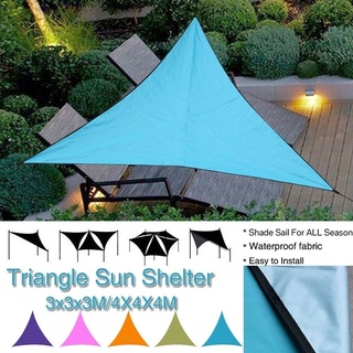 Outdoor Triangle Sun Shelter Waterproof Awning Tent Canopy Garden Picnic Camp Shade Tarp Sunshade (1)