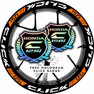 honda click 125i accessories motorcycle accessories ♜HONDA CLICK 125i and 150i Mags Sticker Pair| Fr