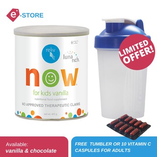 Reliv Now For Kids with Tumbler or Vit. C