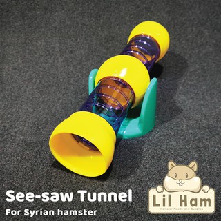 Hamster See-saw tunnel