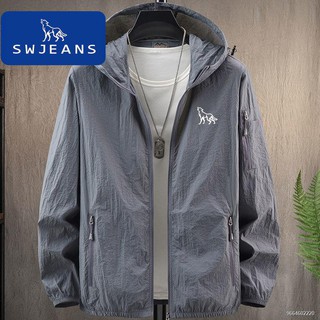 ✟✷◙SWJEANS summer sun protection clothing men s outdoor casual windbreaker skin clothing light coat (8)