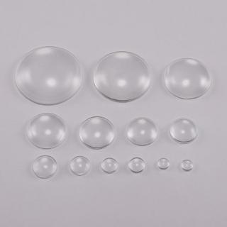 6 8 10 12 14 16 18 20 25 30 mm Round Flat Back Clear Glass Cabochon Transparent Cabochon For Diy Jewelry Making Supplies