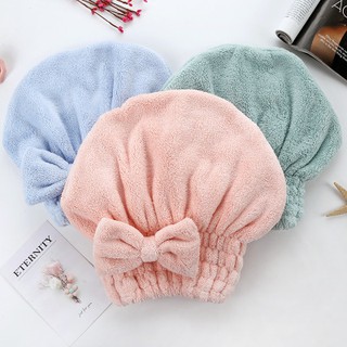 Coral fleece quick-drying hair towel super absorbent shower cap