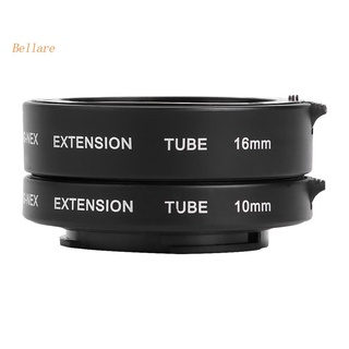 (bel-Ready)Autofocus AF Macro Extension Tube Set 10mm 16mm for Sony NEX E-Mount Camera