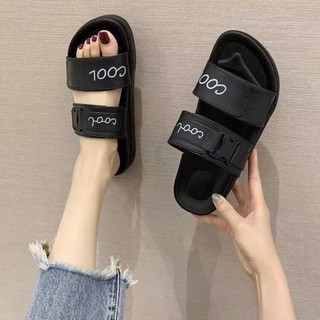 New Cool sandals fashion Two strap Rubber Sandals Slipper for women