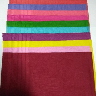 plain handkerchiefs 12 pcs in one 1pack