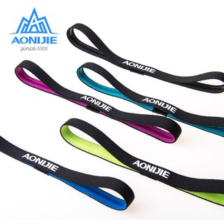 Aonijie Sports Headband Unisex Running Yoga Non-slip Silicone Belt Sweat-absorbent Headband Sweat