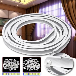 4M Flexible Ceiling Mounted Curtain Track Rail For Straight