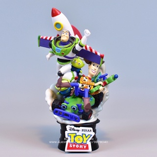Disney Toy Story 4 Woody Buzz Lightyear Aliens Q Version 16cm PVC Action Figures mini Dolls Kids