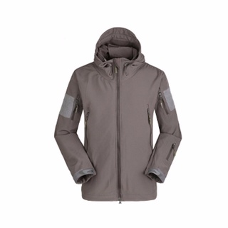 Mens Hooded Windbreaker Waterproof Outdoor Tactical Jacket【Stock】 (5)