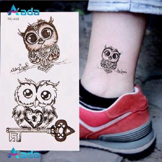 ada Water resistant temporary tattoo (owl)