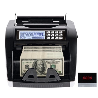 Portable Mini Money Counter Counterfeit Bill Detector Automatic Money Detection Top Loading Bill Cou