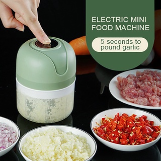 Household Wireless Mini Food Processor Rechargeable Electric Chopper Automatic Meat Grinder Blender