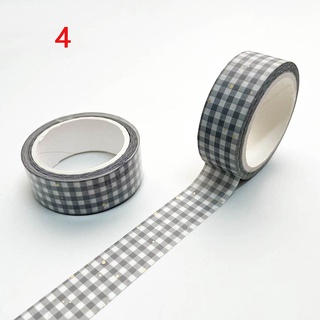 ✼✶7M Gold Foil Washi Tape DIY Masking Tapes Stationery Sticker Office Sup