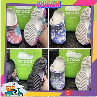Crocs Classic Clogs Tie Dye Free ECOBAG