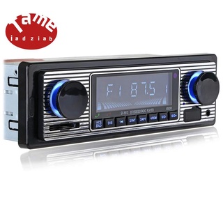 Auto Car Radio Bluetooth Vintage Wireless MP3 Multimedia Player AUX USB FM 12V Classic Stereo Audio