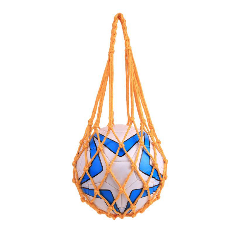 Weaving Polyester Net Bag Portable Football Basketball Volleyball Sport Mesh Bag (9)