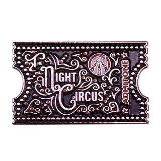 The Night Circus lapel pin Gorgeous Bookish Ticket Perfect Way to Show Off Your Fandom
