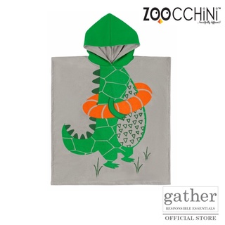 ✉☾▣Zoocchini Toddler/Kids UPF50 Hooded Poncho - Aidan the Alligator