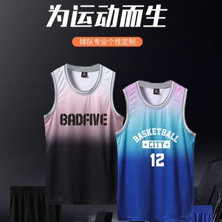 ◘New basketball uniform suit men s summer vest breathable jersey team uniform custom student basketb