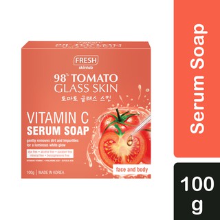 Fresh Tomato Glass Skin Tomato Vitamin C Serum Soap 100g