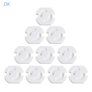 DK 10Pcs Mains Plug Socket Cover Baby Proof Child Safety Plug Guard Protector