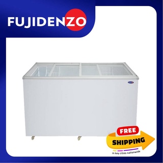 Fujidenzo 11 cu. ft. Sliding Glass Top Chest Freezer FD-11ADF (White) (1)
