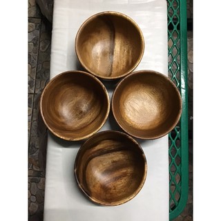 Wooden bowl made of acacia wood 3x6x6"