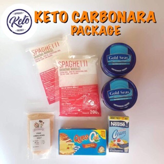 Keto diet/Low carb diet - Keto Tuna Carbonara Package