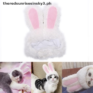 【theredsunrisesinsky3.ph】 Cat bunny rabbit ears hat pet cat cosplay costumes for cat small dogs party .