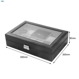 ۞❀✶☁8 Grids Watch Storage Organizer Box Ring Collection Boxes