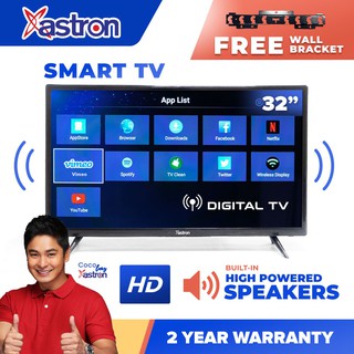 ◘▫┅[FREE Bracket] Astron 32 Inch Ultra-slim Smart LED TV [3277] | HD | Netflix & Youtube