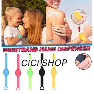 CiCi Baby Alcohol Bracelet Adult Kids Liquid Wristband Hand Silicone Hand wash Sanitizer Bracelet