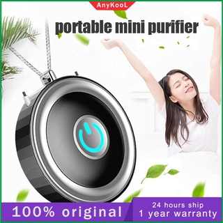 Air Purifier Necklace Wearable Portable USB Personal Ioniser Portable Air Fresher Cleaner Home Ozone Car for Adults Kids