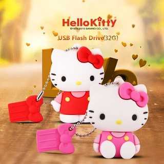 USB Flash Drive U Disk Hello Kitty Silicone Cartoon Pendrive Cute Flash Drives 8GB 16GB 32GB 64GB