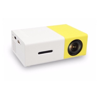 【spot good】☸LHR YG-300 600 Lumens Mini Portable Projector (Yellow/White)