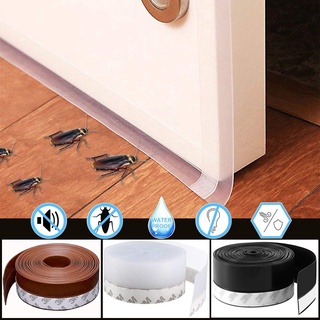 ✙door bottom seal gap stopper strip soundproof windproof woodSelf-adhesive Door Bottom Seal Strip Du