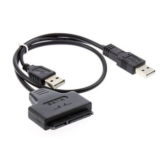 Hard Disk Drive SATA 7+15 Pin 22 to USB 2.0 Adapter Cable For 2.5 HDD Laptop (6)