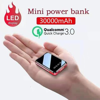 COD mini powerbank original fast charger 30000mah with full screen digital display Power bank