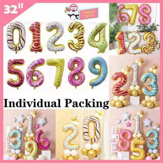 32inch birthday decor party decorations party needs Foil Balloons party number balloons