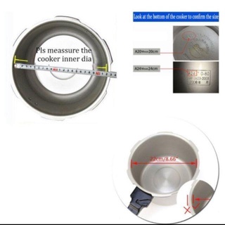 Pressure Cookers❄ﺴ❉COD Pressure Cooker Replacement Silicone Rubber Clear Seal Ring