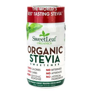 SWEETLEAF Organic Stevia Sweetener 92g